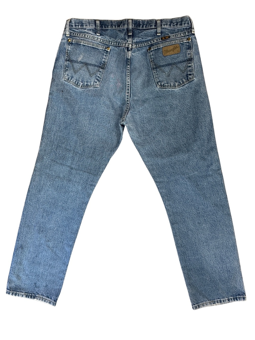 Vtg Wrangler Men's Classic Blue Denim Jeans ~ George Strait Collab 38x32